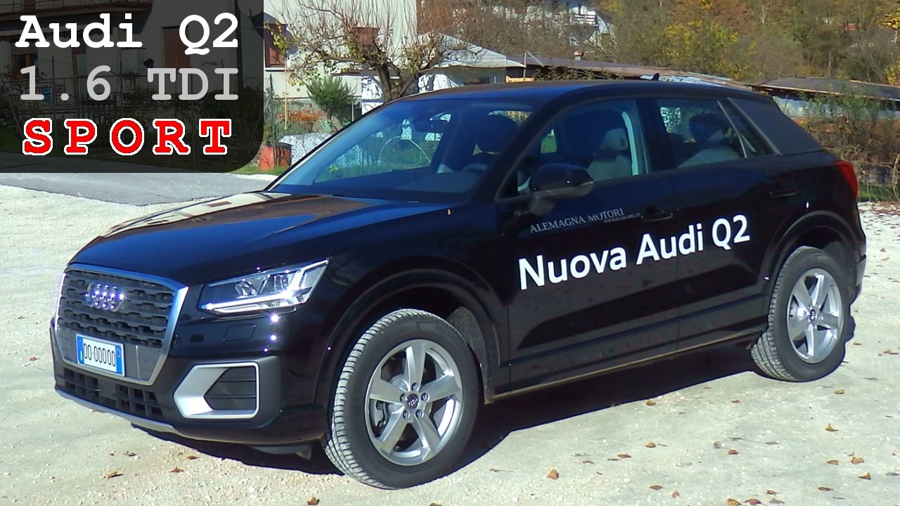 Audi Q2 1.6 TDI SPORT | Panoramica Completa | Esterno Interni Giro di Prova e Accelerazione