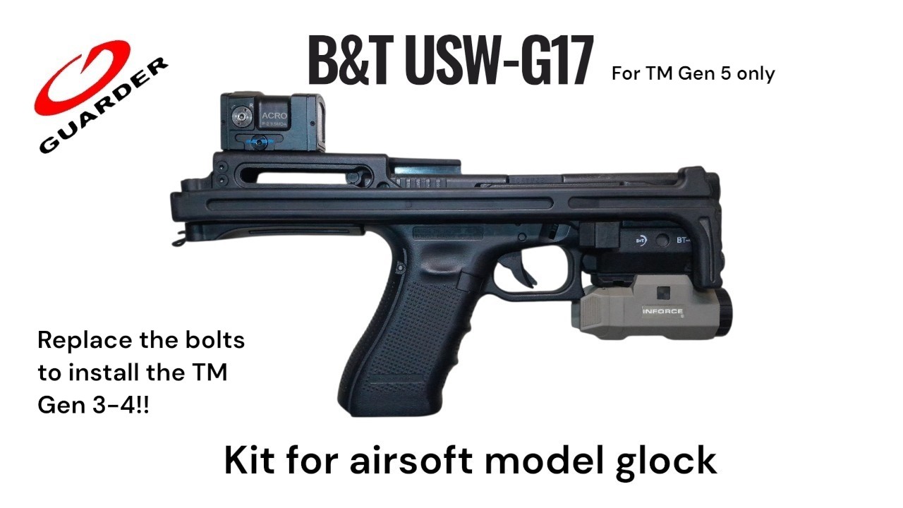 DIY Guarder USW-G17 gen5 ให้ใส่กับ TM gen3-4 ได้แบบง่ายๆ