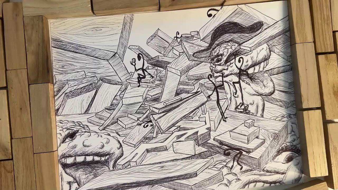 THIS MORNING! LIVE RANDOM DRAWING #139! #art #artist #liveart #draw #cartoon #illustration #surreal