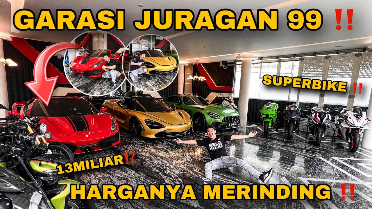 LO HARUS TAU ❗️❗️ GREBEK GARASI SUPER MEWAH JURAGAN99 🔥🫵🏻