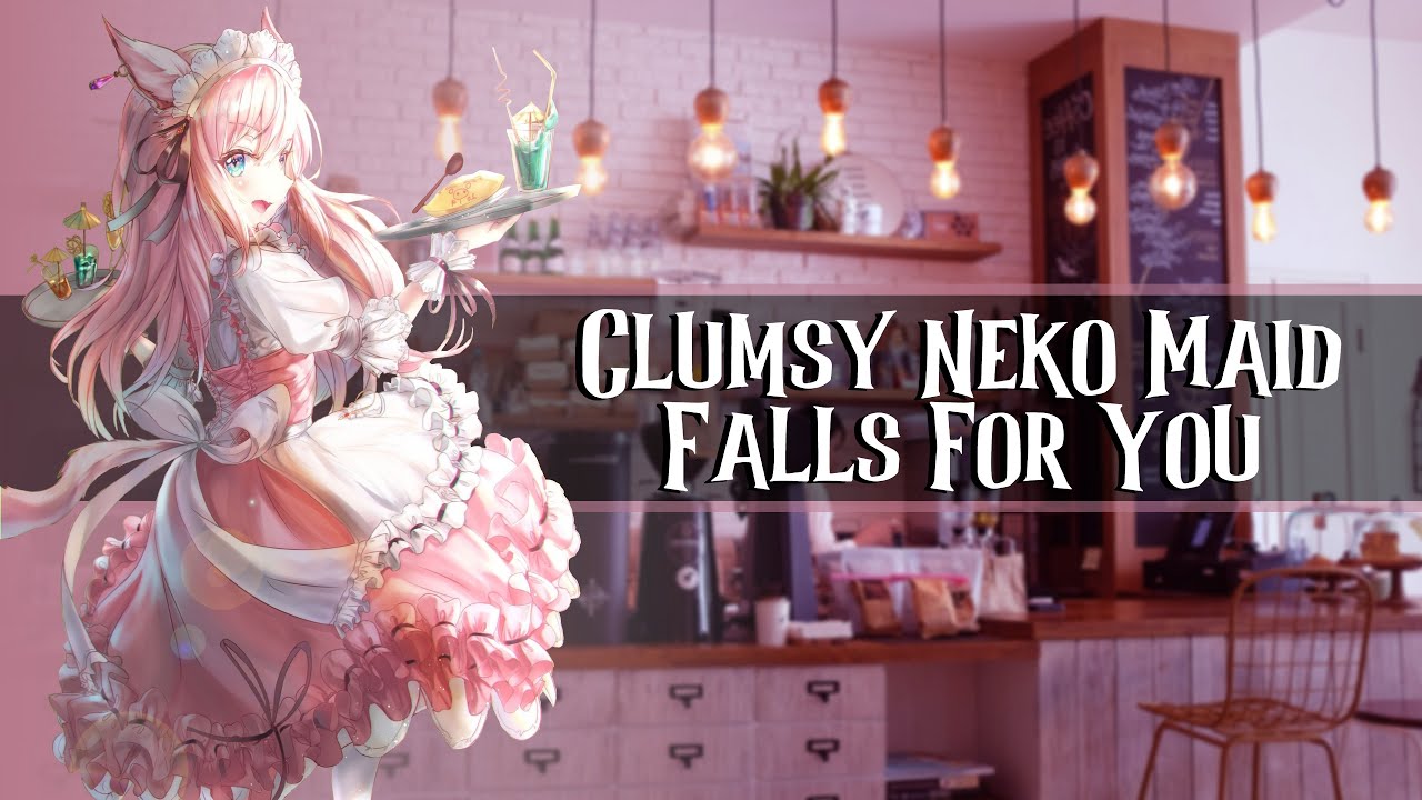 Clumsy Neko Maid Falls For You //F4M//