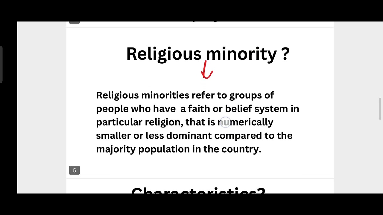 Regional minorities, religious minorities BA 4 semester sociology