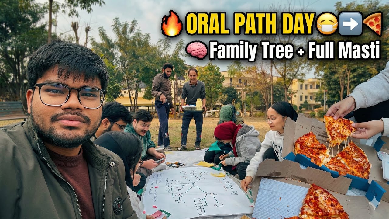 Faculty Tree Se Pizza Tak 🍕 | Oral Pathology Day | BDS Vlog Part 1