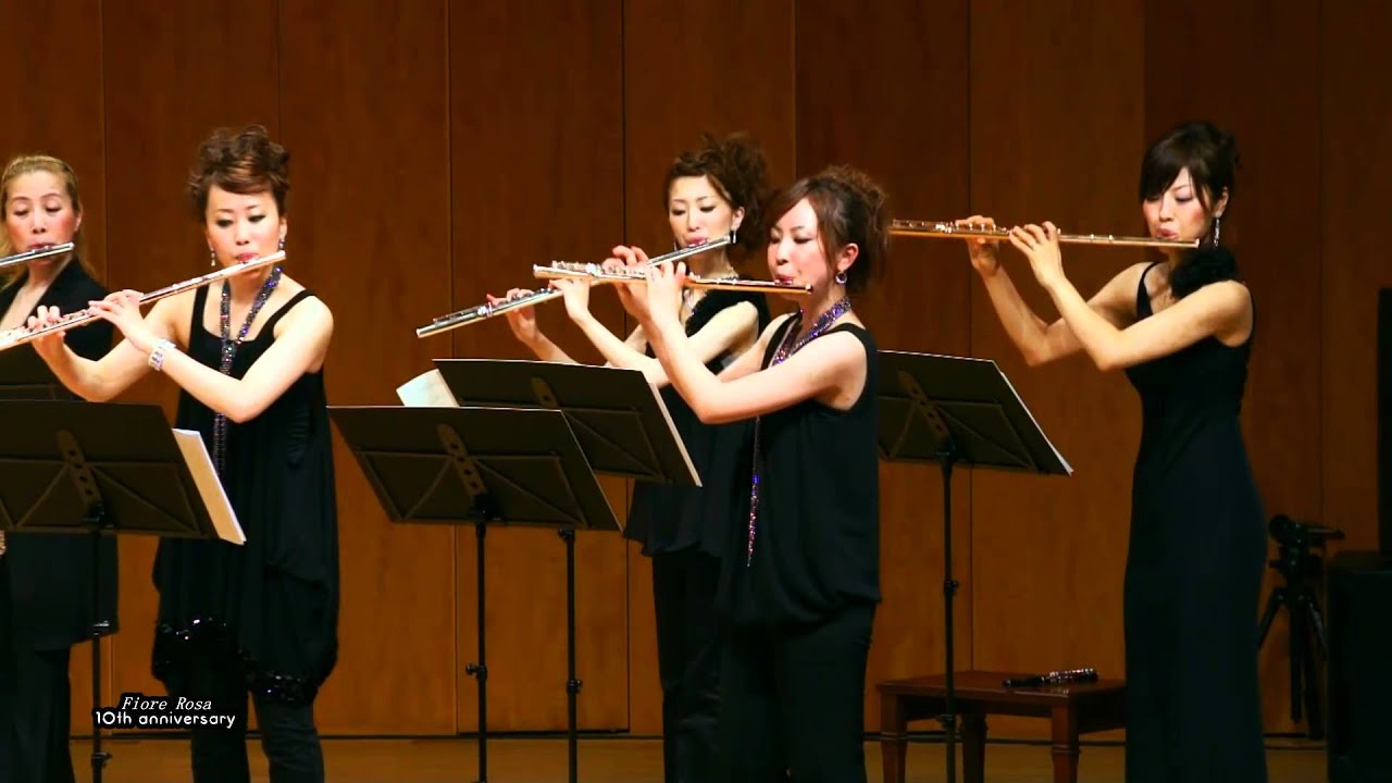 "フィオーレ･ローザ" フルートコンサート ♪久石譲メドレー J.hisaishi Medley