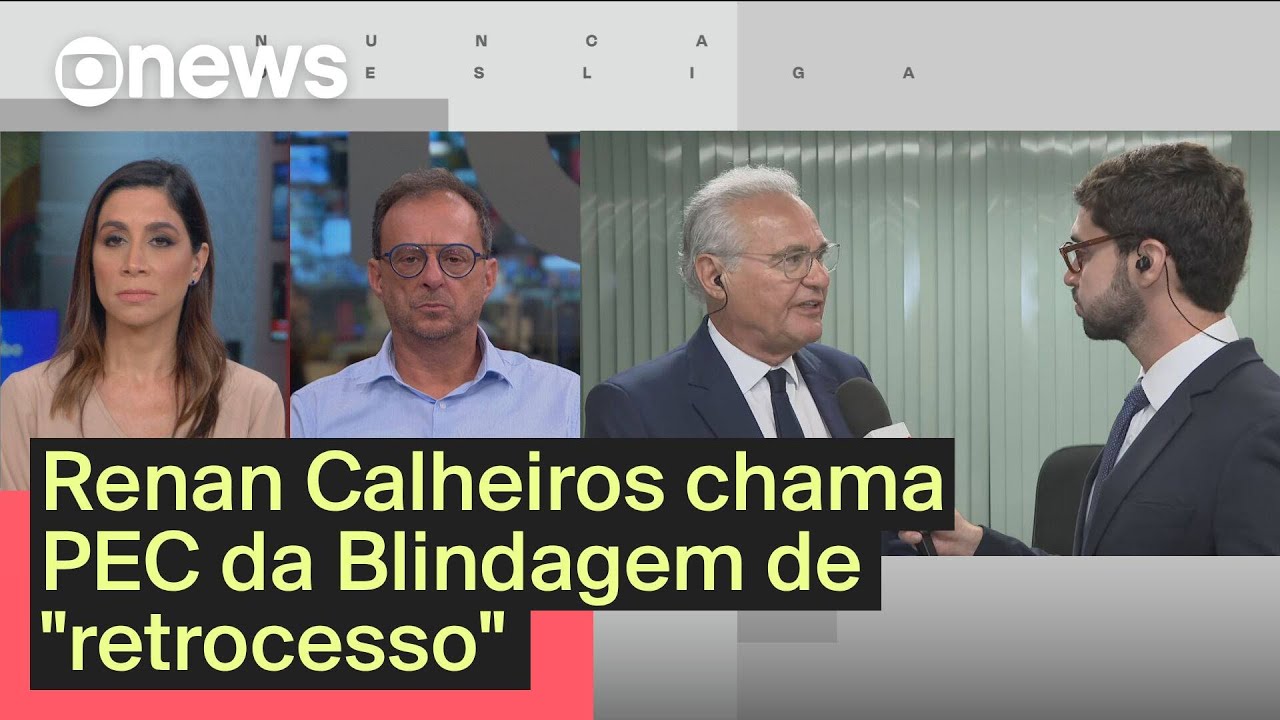 Renan Calheiros chama PEC da Blindagem de 