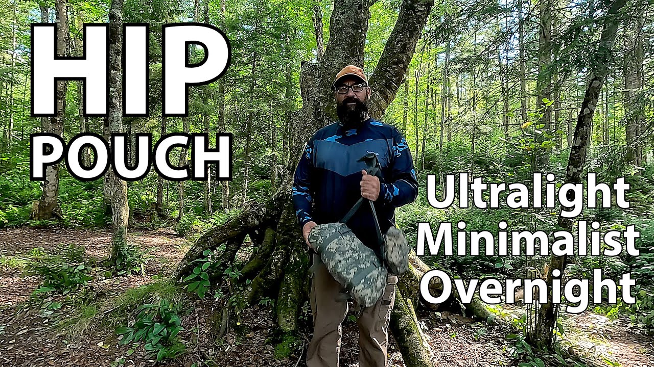 Minimalist Hip Pouch Ultralight Overnight / Survival Kit 