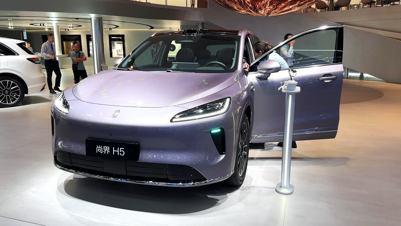 Внешний вид и интерьер нового электромобиля Huawei и SAIC Shangjie H5 2026 года | 4K