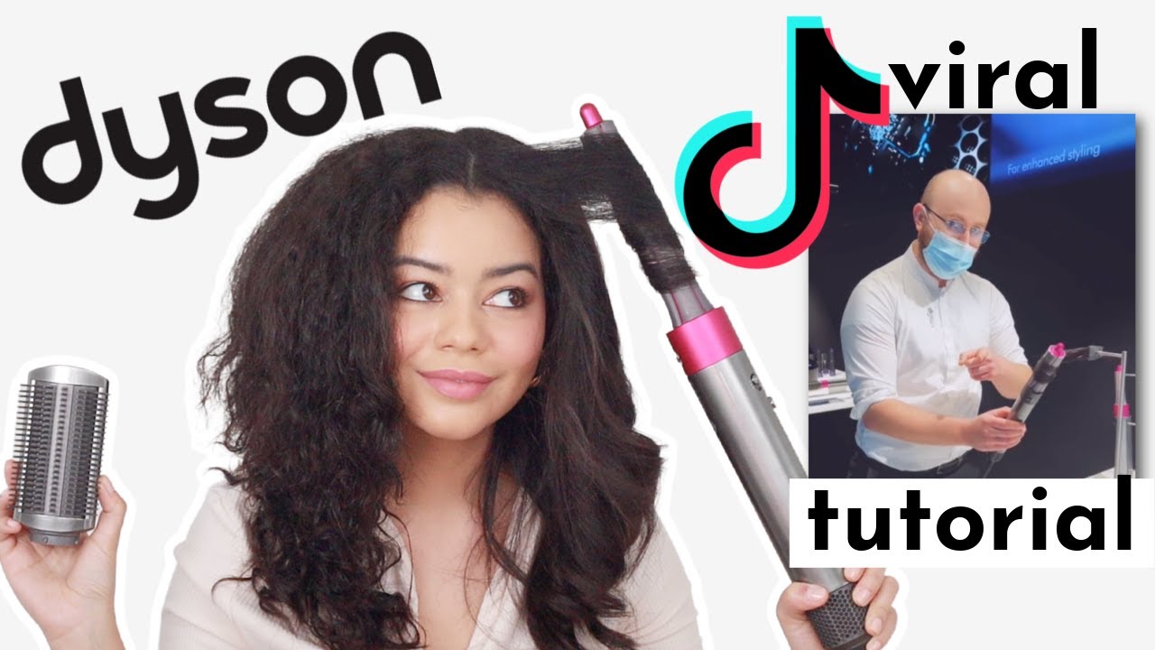 HOW TO PROPERLY USE THE DYSON AIRWRAP - FOLLOWING VIRAL TIKTOK TUTORIAL ON 3B CURLS