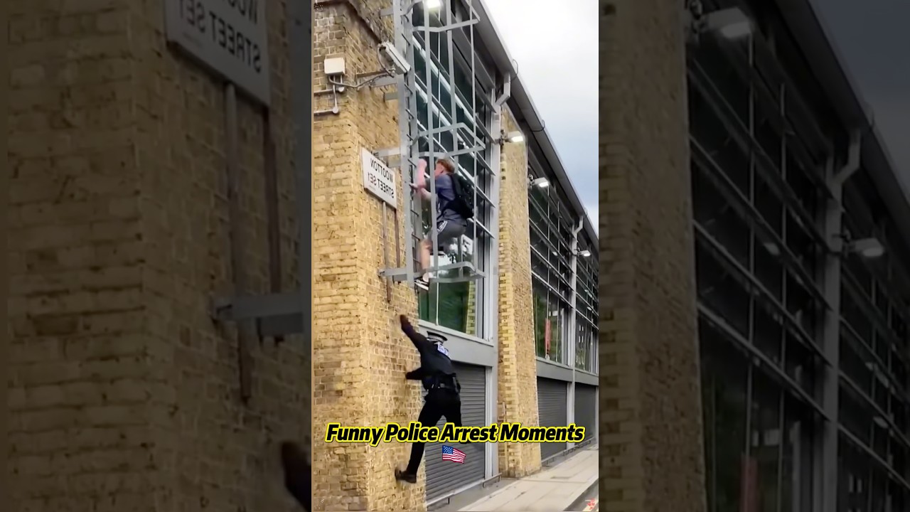 Funny Police Arrest Moments.#Police#Funny#Arrest#Chase#Shorts