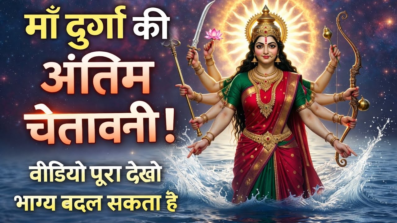 माँ दुर्गा का शक्तिशाली संदेश | आत्मशक्ति, विवेक और धर्म की परीक्षा | Maa Durga Sandesh 2026