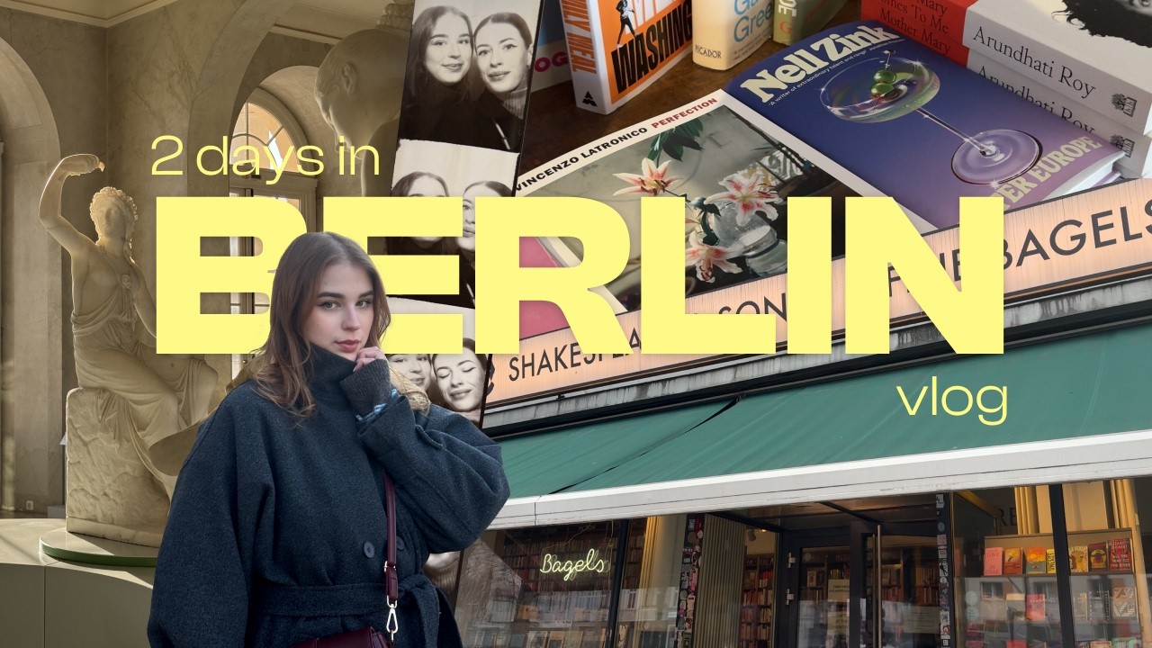2 days in berlin | bookstores, charlottenburg palace, cafe hopping, halsey concert