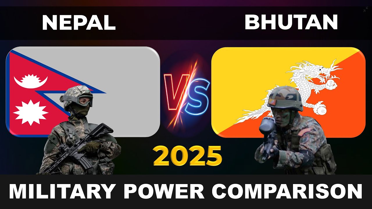 Nepal vs Bhutan Military Power 2025 | Bhutan vs Nepal Military Power 2025