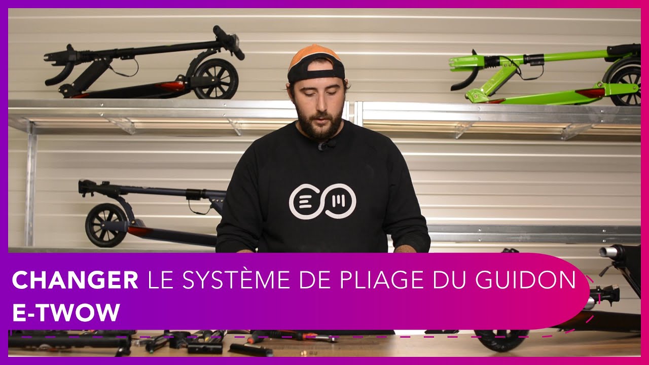 [TUTO] E-Twow : Changement du système de pliage du guidon