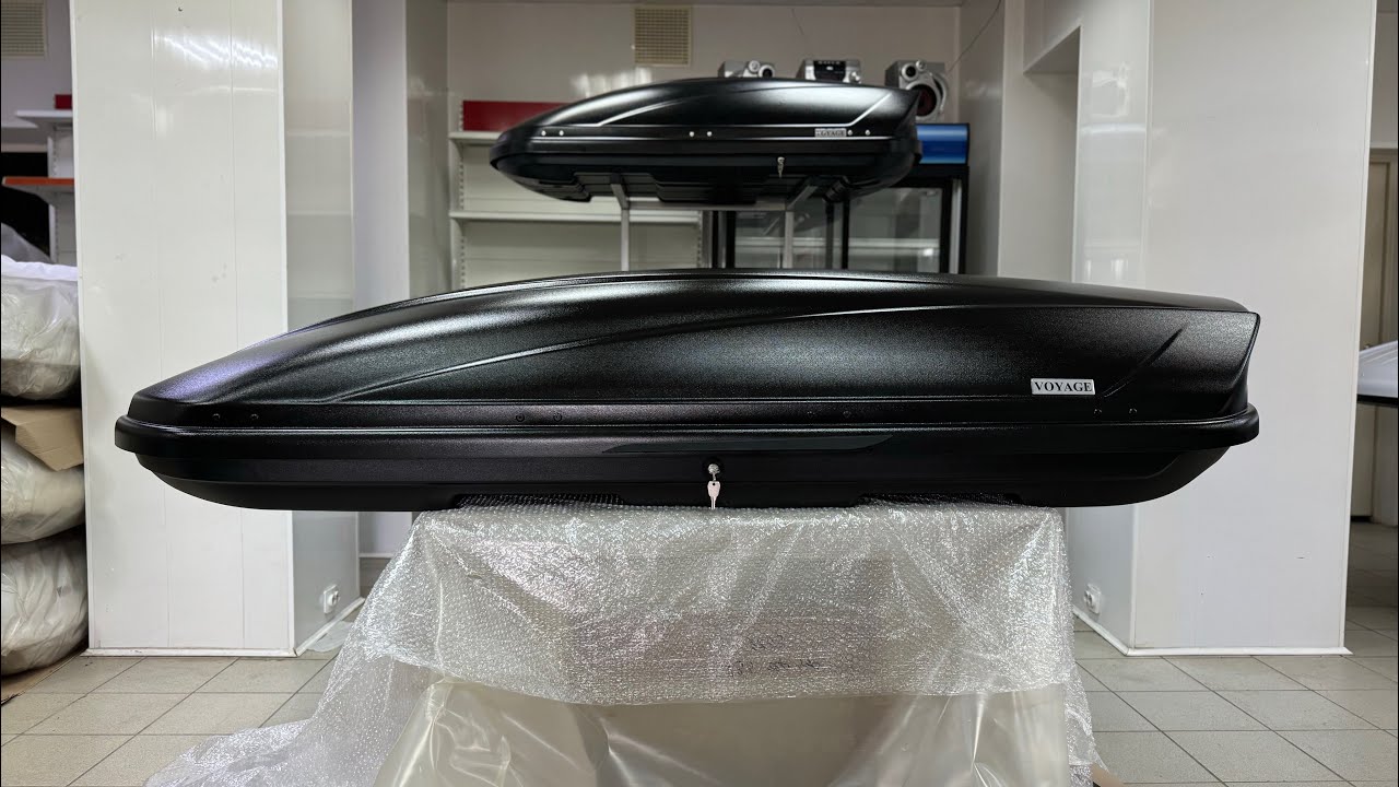 Усиленный автобокс Voyage Powerful 670л 235х94х47 цвет Черный матовый - полный обзор