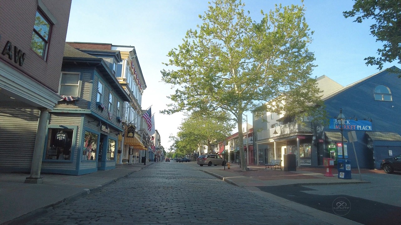 Newport, Rhode Island - [4K] Downtown Tour