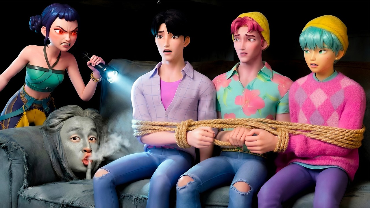 Rescuing Saja Boy From Zoey's Dark Basement | KPOP Demon Hunters