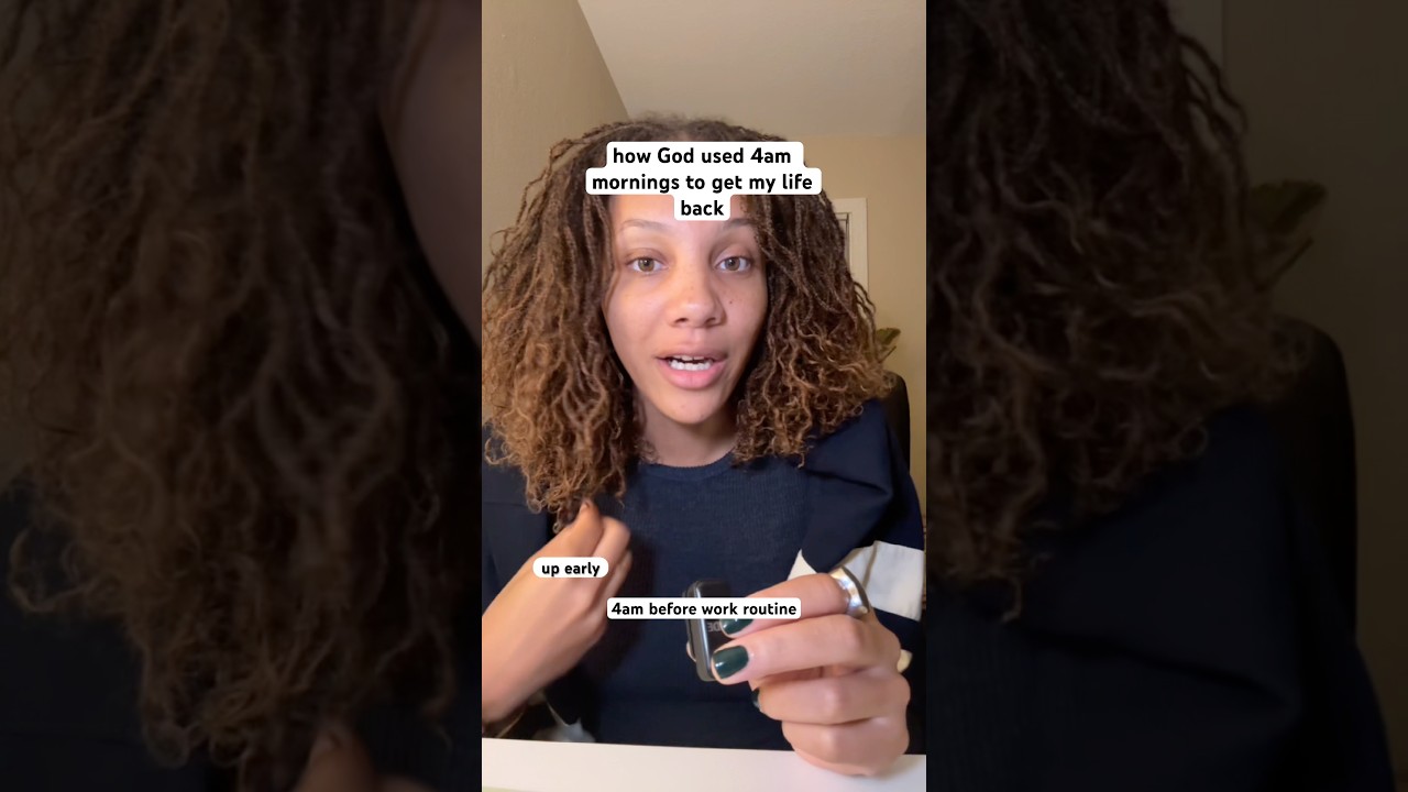 My 4am routine that helped me find peace as a working homemaker ☺️