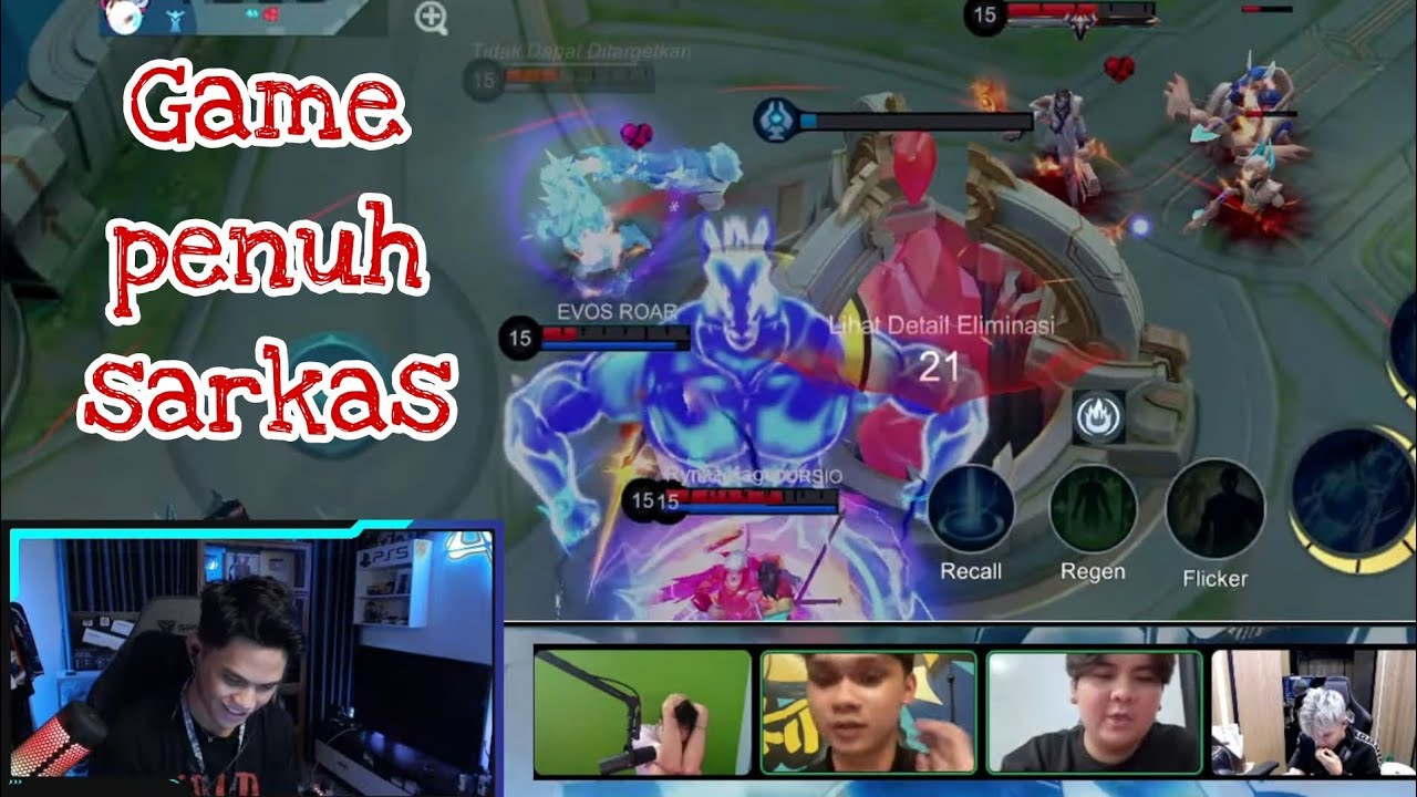KENA BANTAI EVOS ROAR || Party Anomali + RINZ VS EVOS ROAR