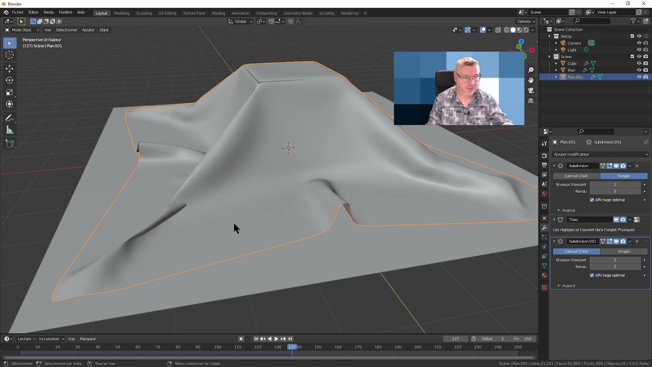 📷 Aperçu de la physique et des collision dans Blender