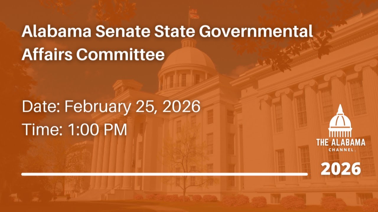 Alabama Senate State Governmental Affairs Committee