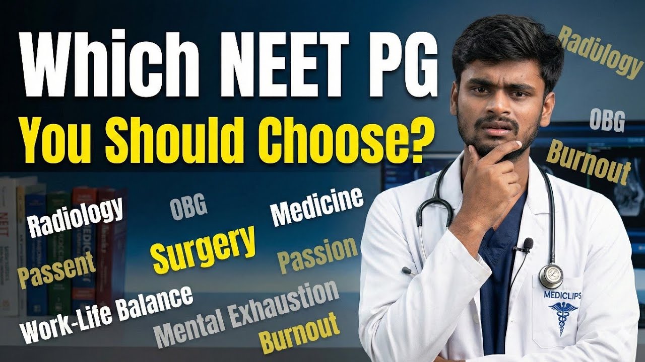 Как выбрать правильную специальность для подготовки к NEET PG | Зарплата, образ жизни и увлечения...