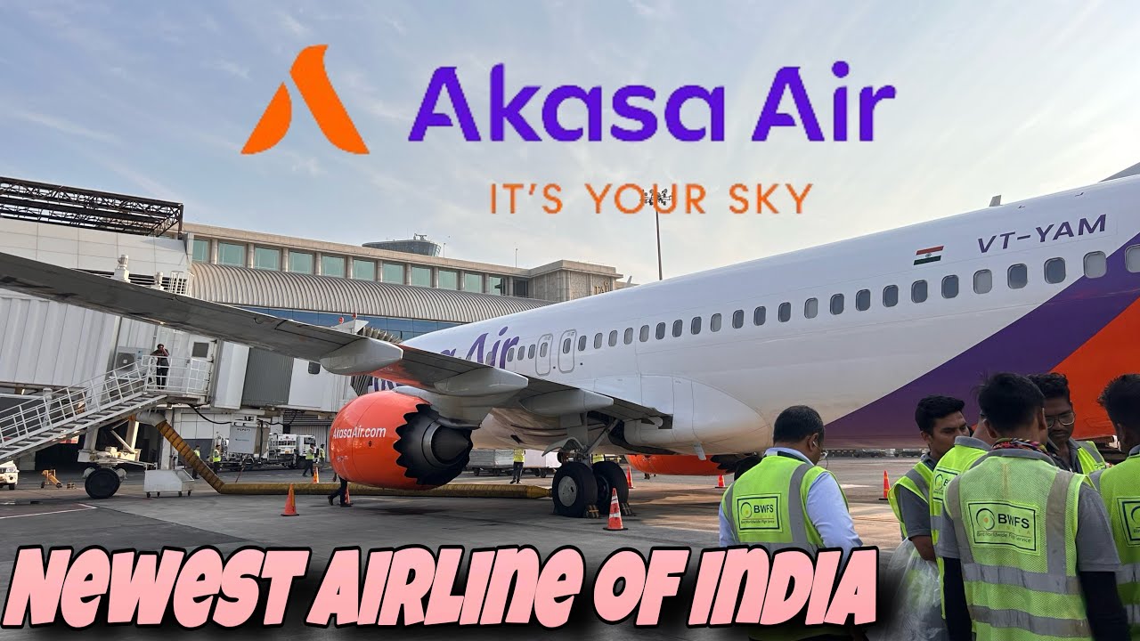 Newest Airline of India AKASA AIR | Bangalore to Mumbai | Trip Report