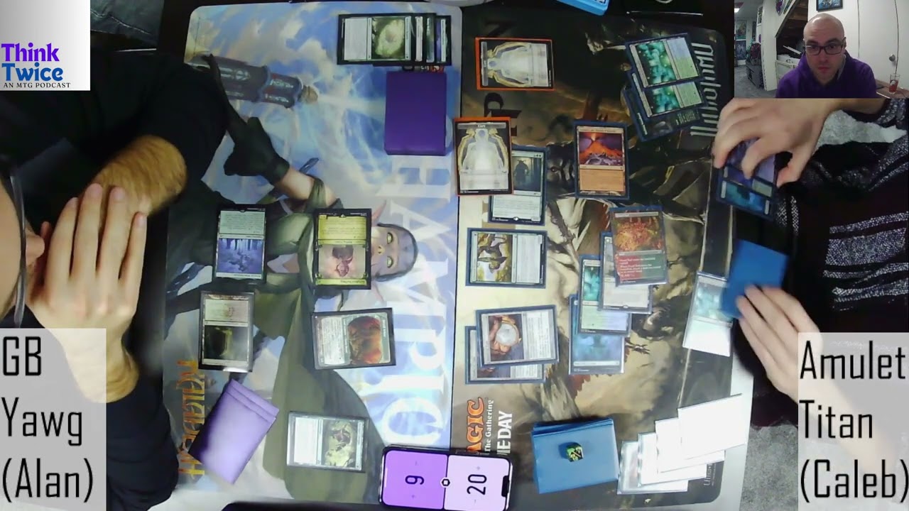 Basement FNM #2 - Match 2 - Golgari Yawgmoth vs Amulet Titan