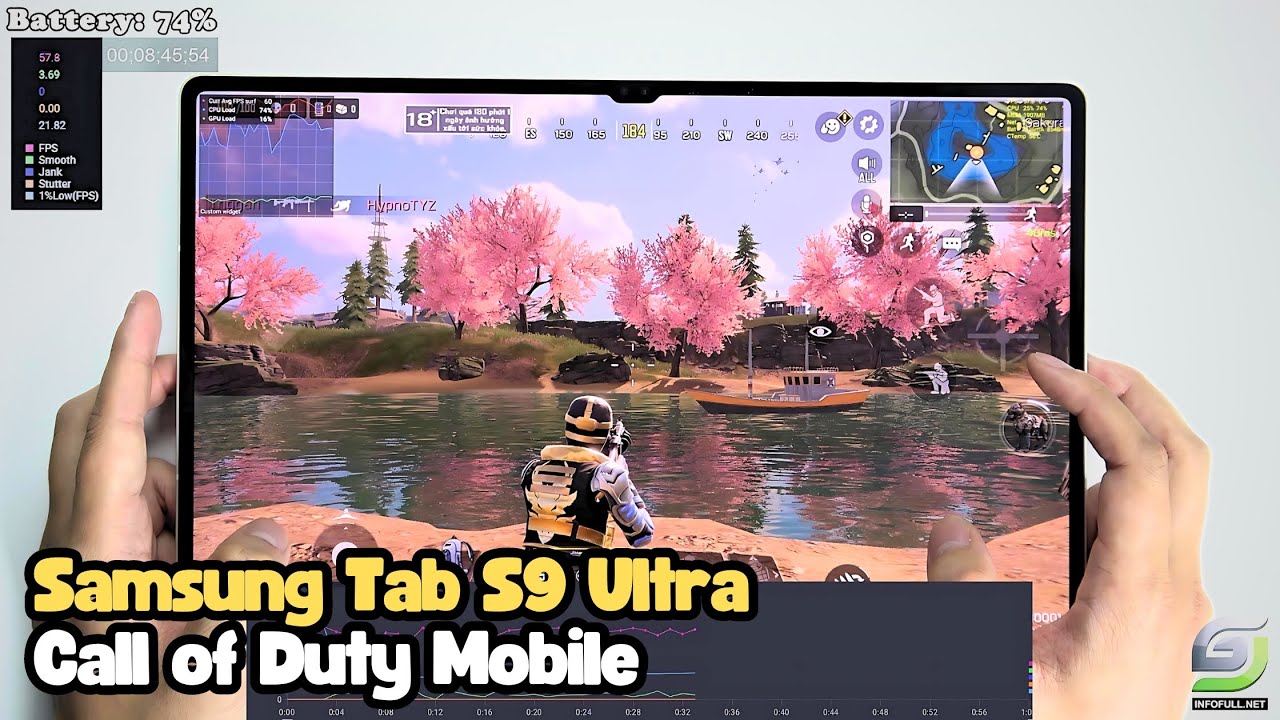Samsung Galaxy Tab S9 Ultra test game Call of Duty Mobile CODM Update 2024 | Snapdragon 8 Gen 2