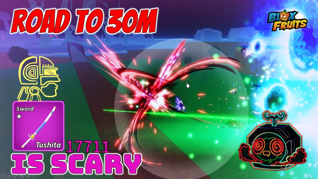 Road To 30M Bounty || This Portal Tushita combo is SCARY in Blox Fruits