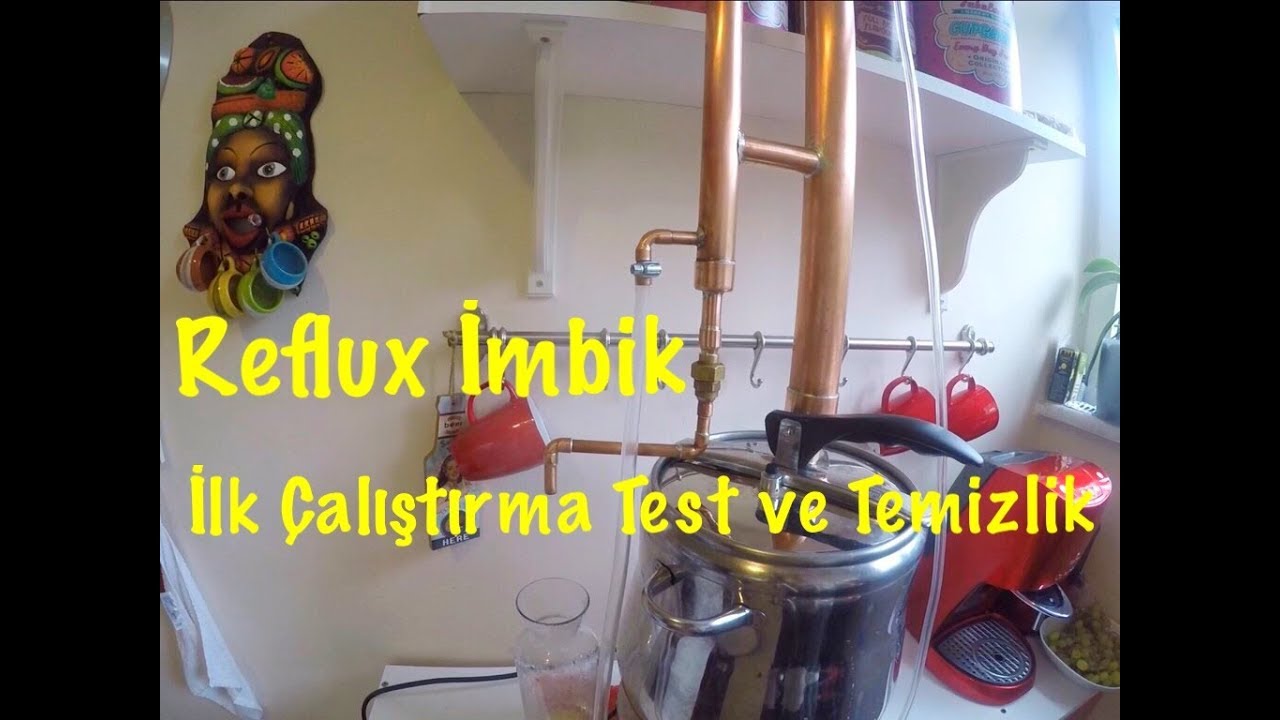 Reflux İmbik İlk Çalıştırma Test ve Temizlik