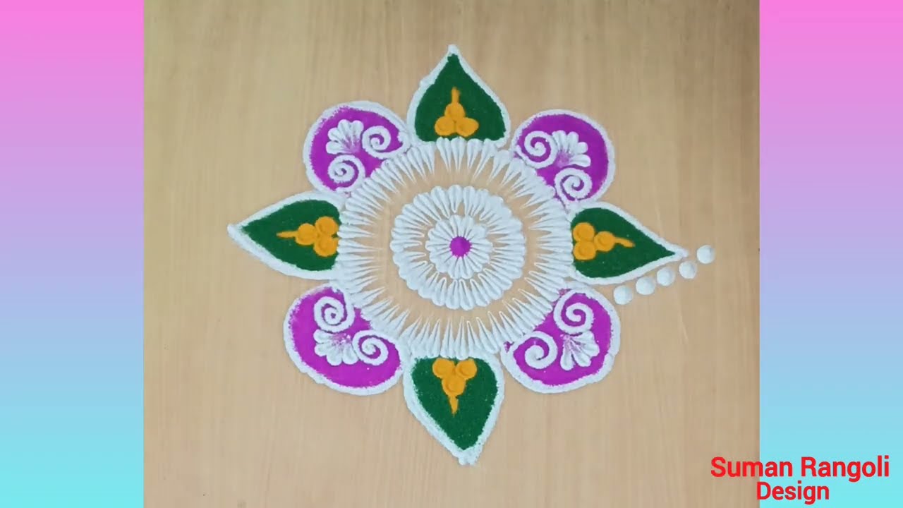 Very easy rangoli