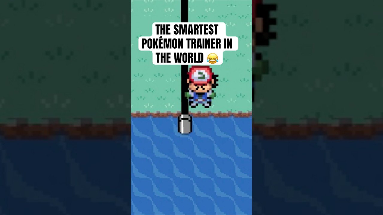 The smartest Pok&eacute;mon trainer in the world 😂 #pokemon #shorts