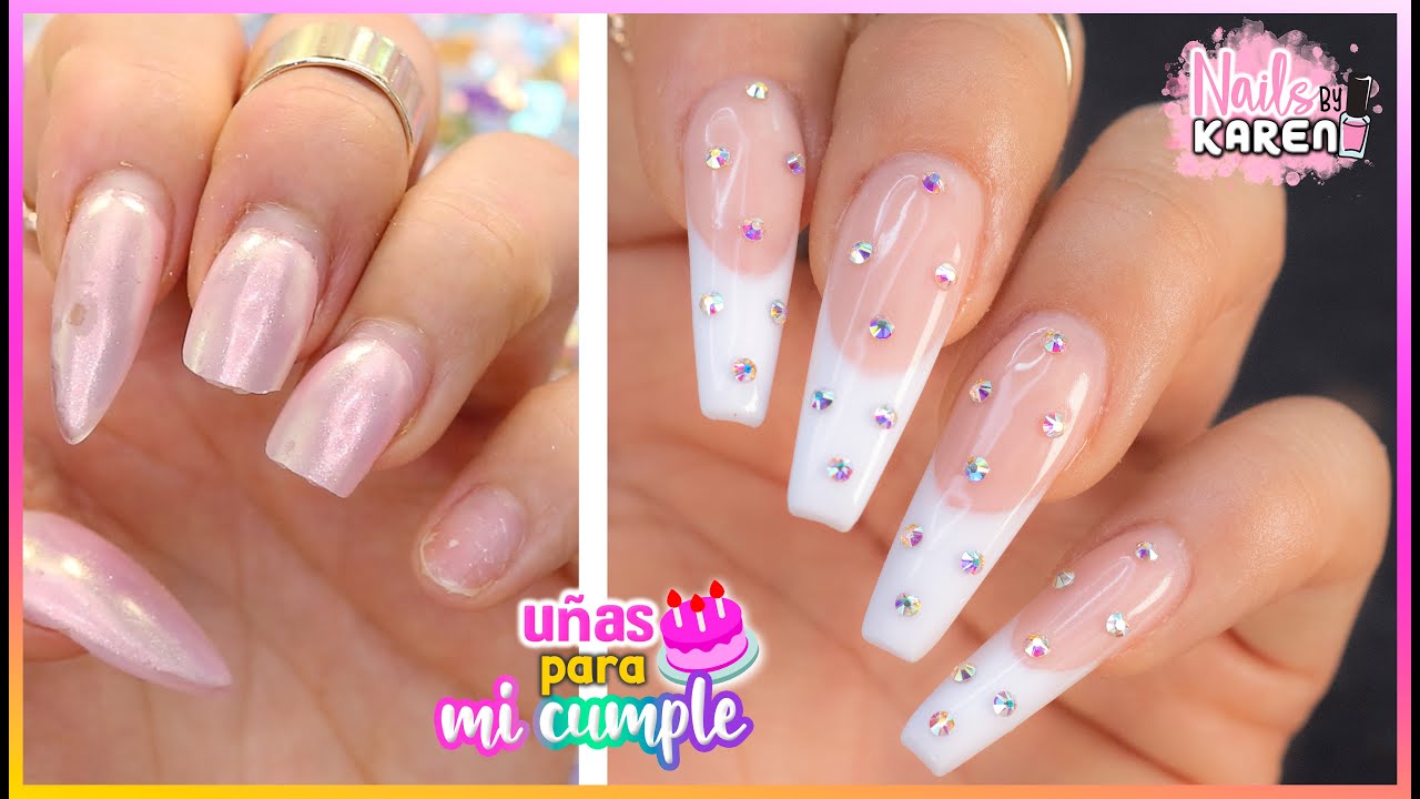 ASI HICE las UÑAS para MI CUMPLEAÑOS | NailsByKaren