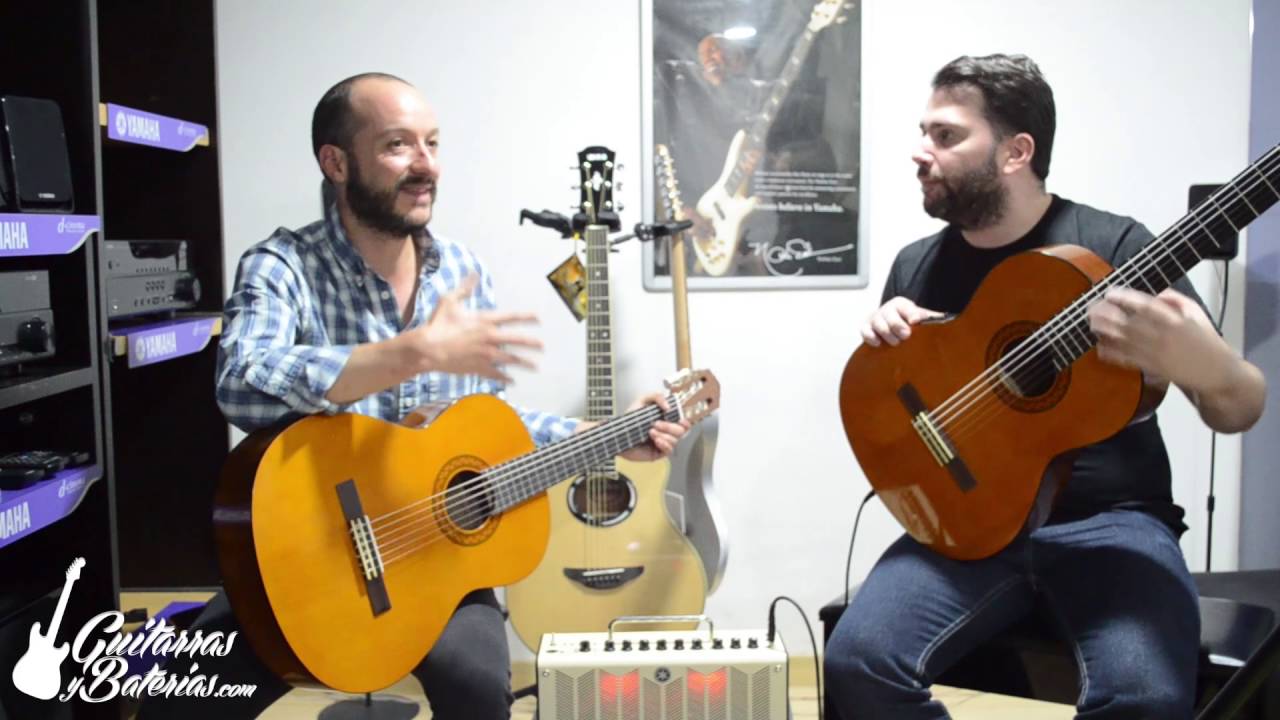 Diferencias entre Guitarra Ac&uacute;stica vs electroac&uacute;stica Yamaha C40 vs CX40