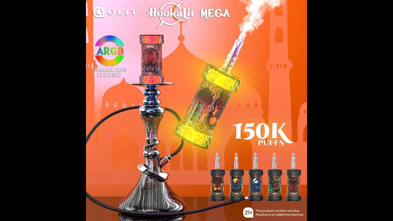 OLIT HOOKALIT MEGA 150K PUFFS Disposable Hookah Head
