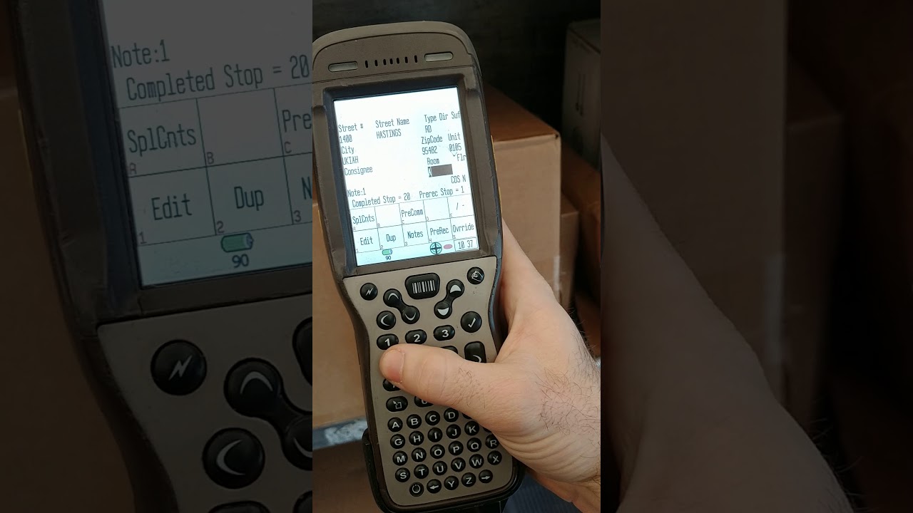 Pre Recorded Stops for the same address.