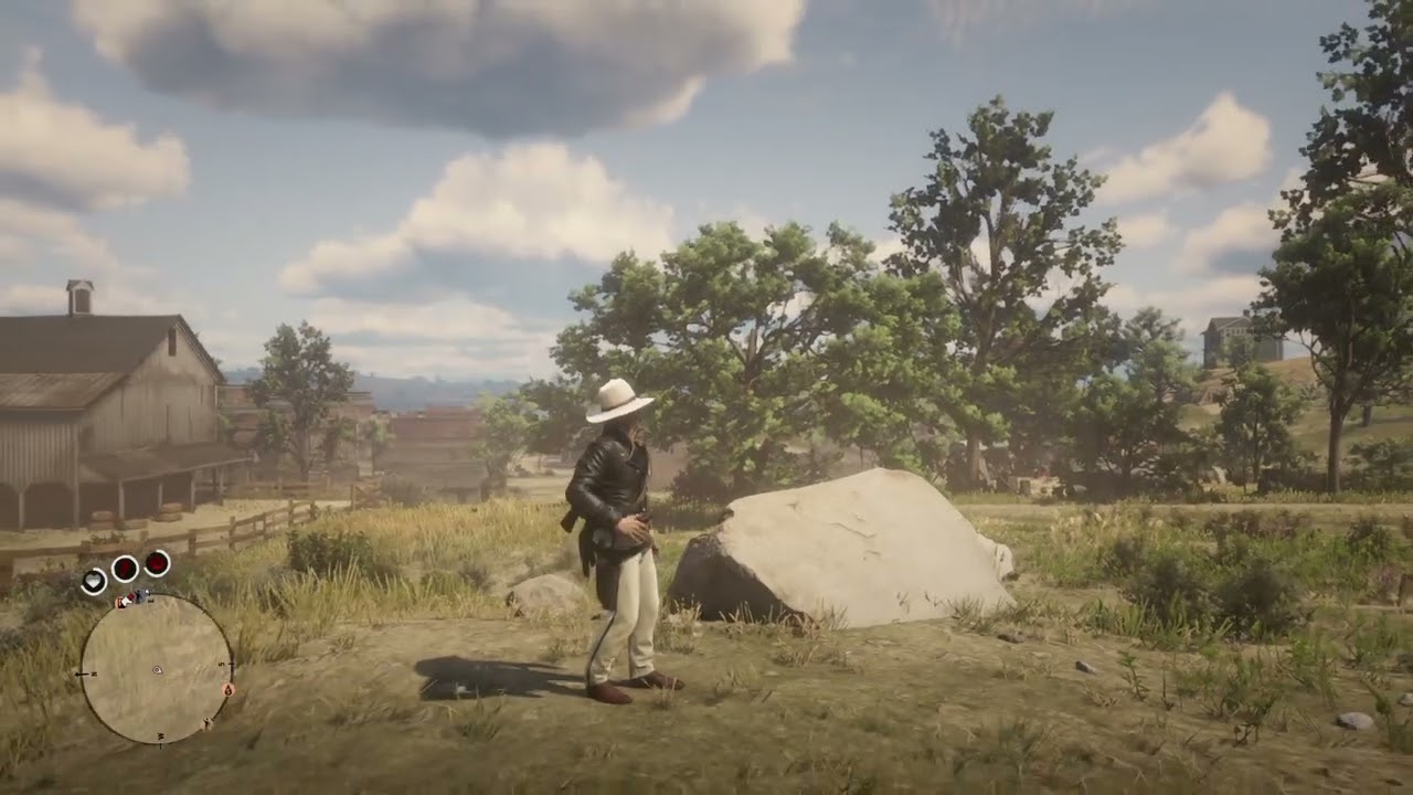 Rdr2 online gun trick. L1 x2