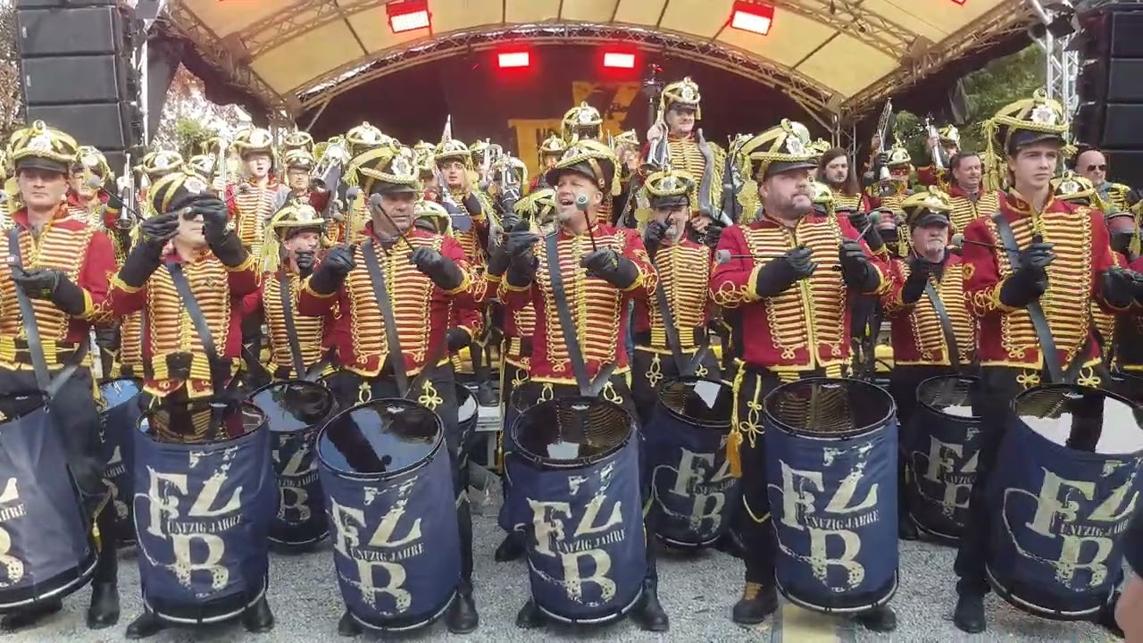Fanfarenzug Brochenzell am 28.09.2025 (50Jahre Fanfarenzug Brochenzell)   Nach dem Umzug Video7