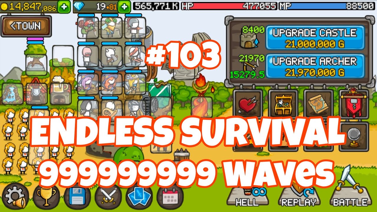 Grow Castle || Road to Endless waves Part 103
