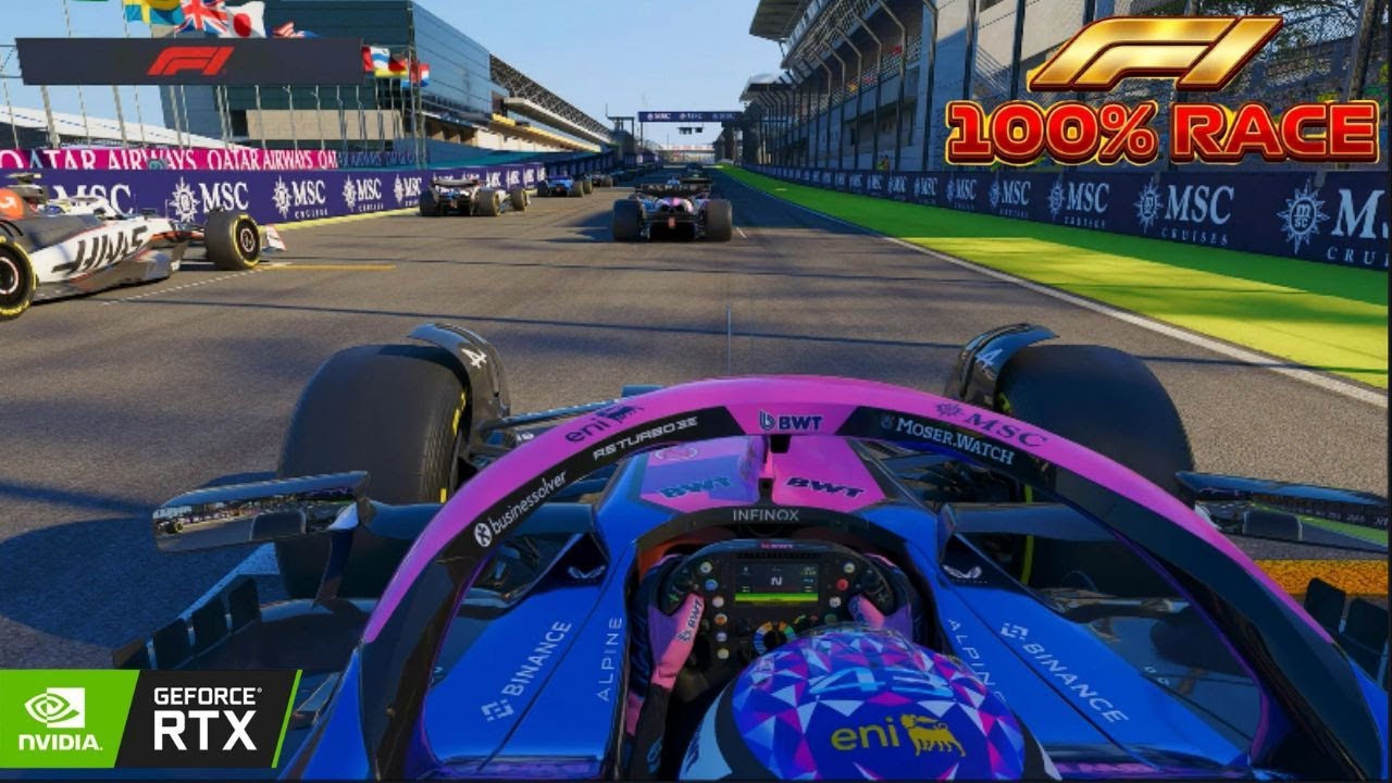 F1 26 – Alpine BWT F1 100% Race | Real Onboard POV | Full Grid Start | 4K RTX Ultra