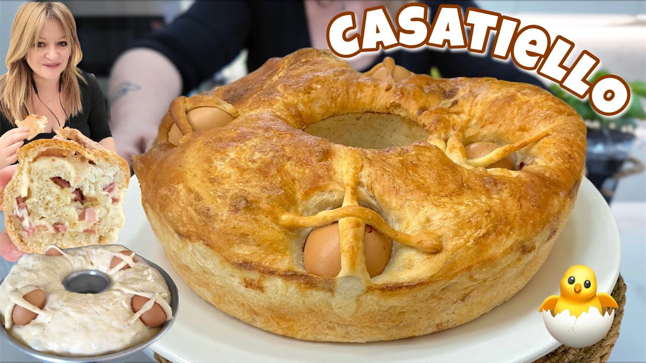 CASATIELLO NAPOLETANO di PASQUA 🐣 RICETTA FACILE DELLA TRADIZIONE