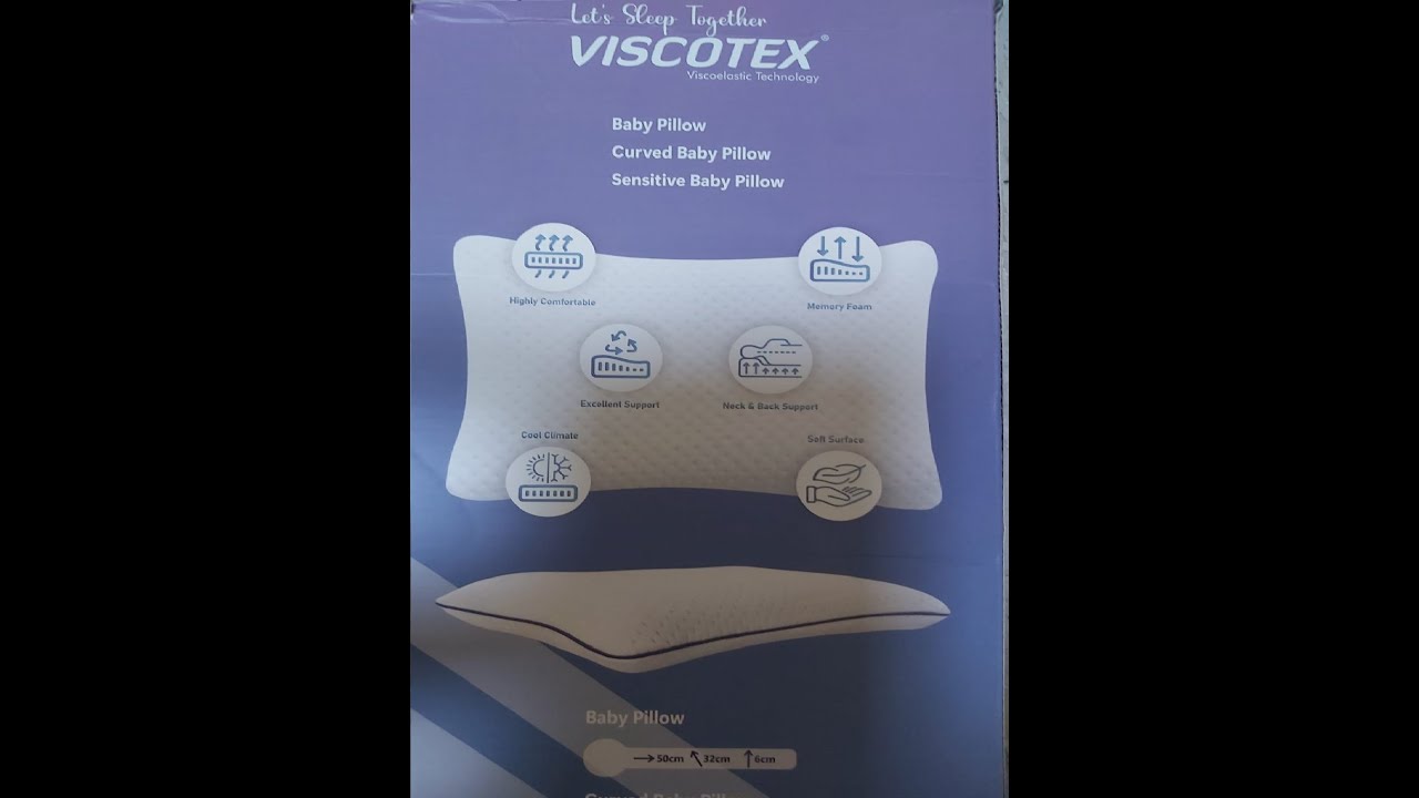 Viscotex Boyun destekli Bebek yastığı ortopedik