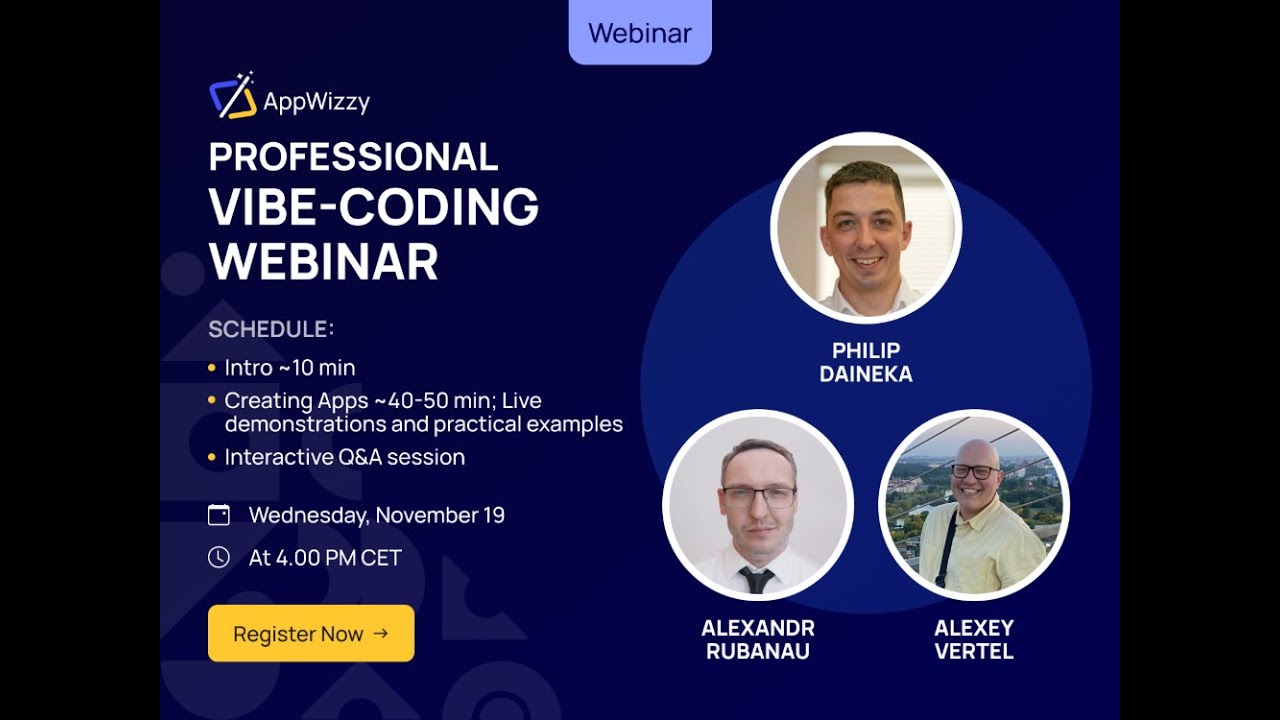 Building Scalable Apps (Task Management, AI Chat, AI Data Analytics) with AppWizzy. Full Webinar