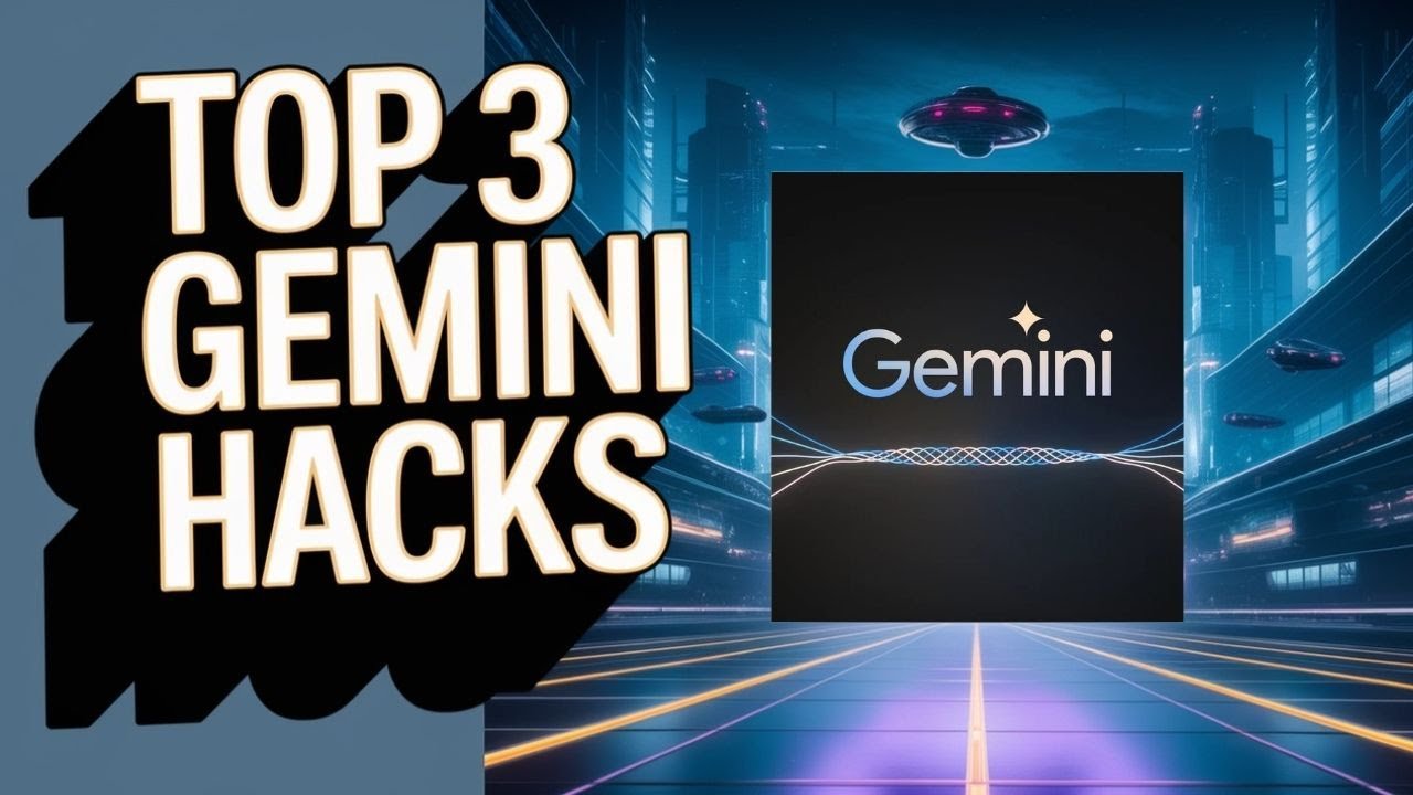 Top 3 Secret Gemini Hacks You Didn't Know! (2025) #GeminiAI #GeminiHacks