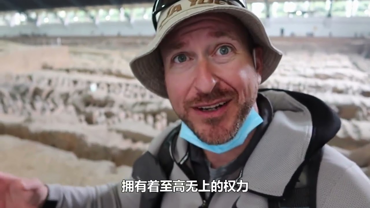 兵马俑原来是这样被发现的！ ##外国人  #老外  #兵马俑  #歪果仁  #旅游  #西安  #历