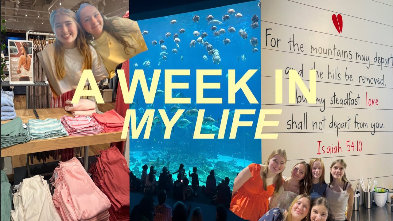 A WEEK IN MY LIFE | shopping, the aquarium, & hangin with friends