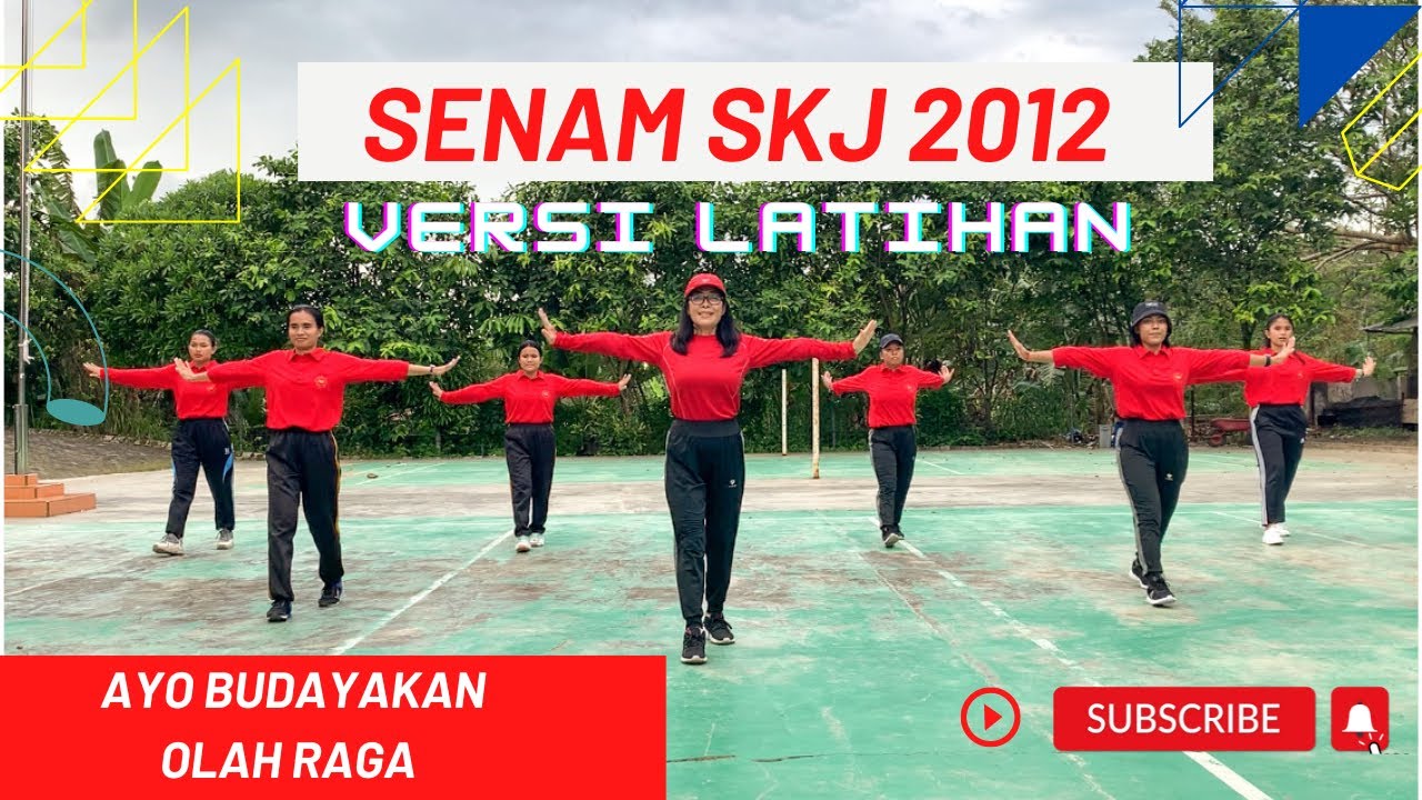 Senam SKJ 2012 Versi latihan | SKJ 2012  full versi High Impact lengkap dengan hitungan