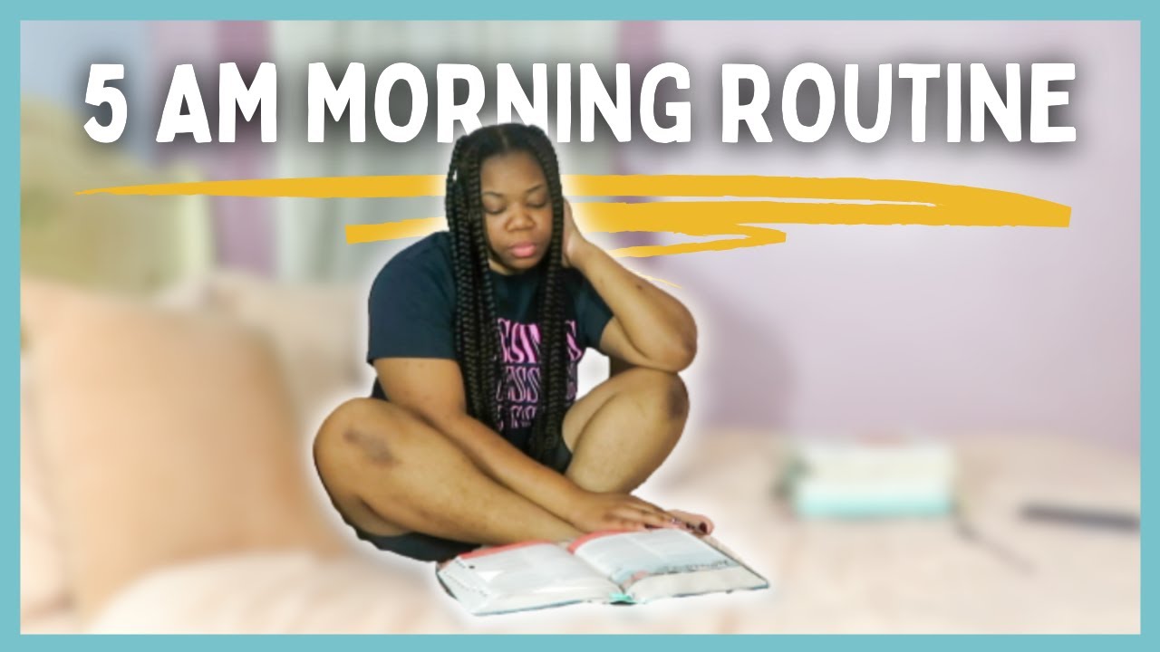 Waking Up At 5 AM To Spend Time With God // Christian Girl Morning Routine