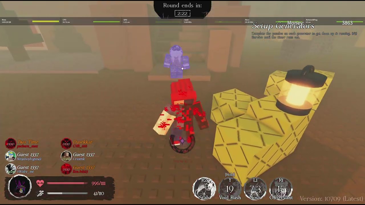 Me vs sweaty lobby :]