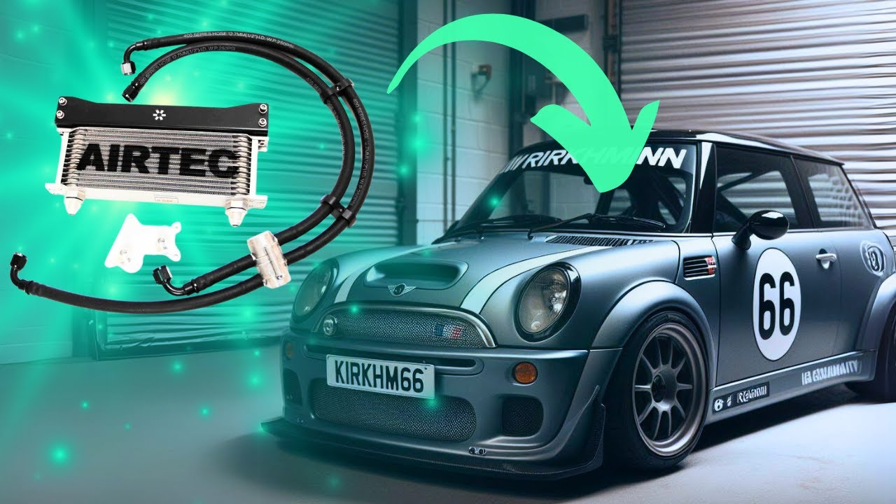 How to install AIRTEC OIL COOLER - R53 Mini Cooper S - Track build series